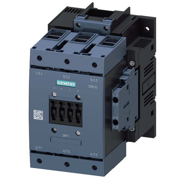 Contactor de potencia AC-3 115 A 55 kW/400 V AC (50-60 Hz)/Bobina 110-127 Vuc 2 NA + 2 NC 3P tamaño S6 conexión por tornillo 