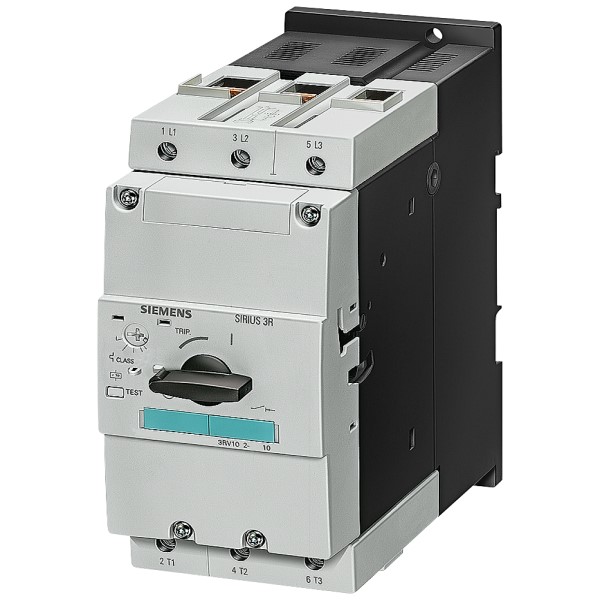 Guardamotor tamaño S3 Clase 10 de 70...90 A cortocircuito 1170 A borne de tornillo poder de corte estándar Guardamotor tamaño S3 Clase 10 de 70...90 A cortocircuito 1170 A borne de tornillo poder de corte estándar