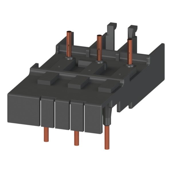 Bloque de conexión eléctrico y mecánico para 3RV1.21 y 3RT1.2. 3RW3 mando por AC (embalaje individual)