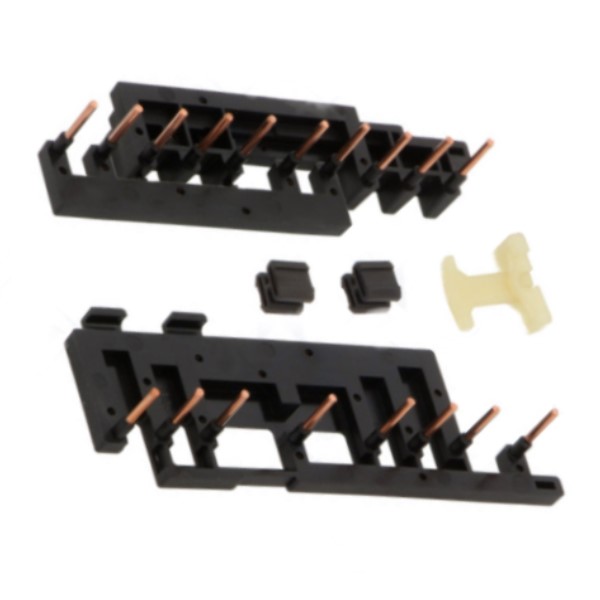 Juego de piezas para el cableado para borne de tornillo eléctrico y mecánico incluido enclavamiento mecánico para arrancadores inversores Tamaño S00