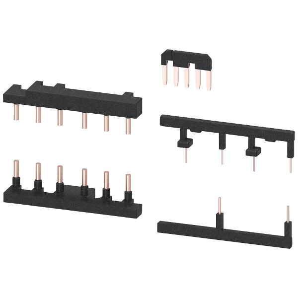 Juego de piezas para el cableado para borne de tornillo eléctrico y mecánico incluido enclavamiento enclavamiento para arrancadores estrella-triángulo Tamaño S0