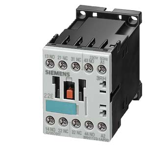 Contactor auxiliar 4 NA 264 VAC 50 / 60 Hz Bornes de tornillo tamaño S00