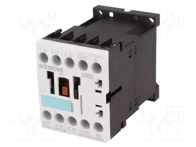 CONTACTOR SIRIUS 3 POLOS 7A 1NA 230VAC AC3 3 KW/400V SIZE S00