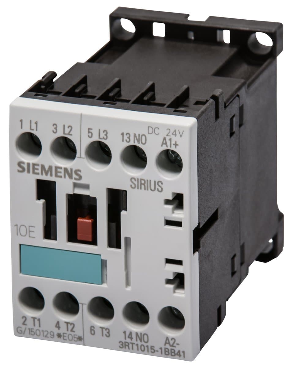CONTACTOR SIRIUS 3 POLOS 7A 1NA 24VDC AC3 3 KW/400V SIZE S00