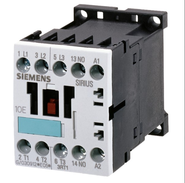 Contactor de potencia AC-3 9 A 4 kW/400 V 1 NC 24 V DC 3P Tamaño S00 borne de tornillo