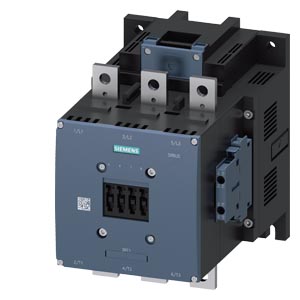 CONTACTOR 400 A en AC3 - 200 kW / 400 A en AC1, Tam. S12, BOB. 110-127 V DC/V AC (50/60 Hz), CON BLOQUE DE CONTACTOS AUXILIARES 2 NO+2 NC