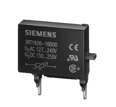 LIMITADOR DE SOBRETENSIONES VARISTOR SERIE 3RT 2 PINES 127...240VAC/150...250VDC P/ CONTACTOR S0-S3