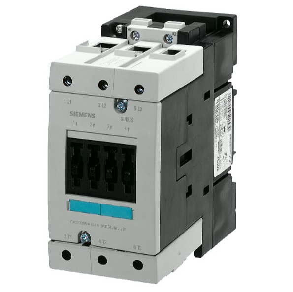 Contactor de potencia 3 AC 80 A 37 kW / 400 V 220 V AC 50/60 Hz 3P Tamaño S3 borne de tornillo 