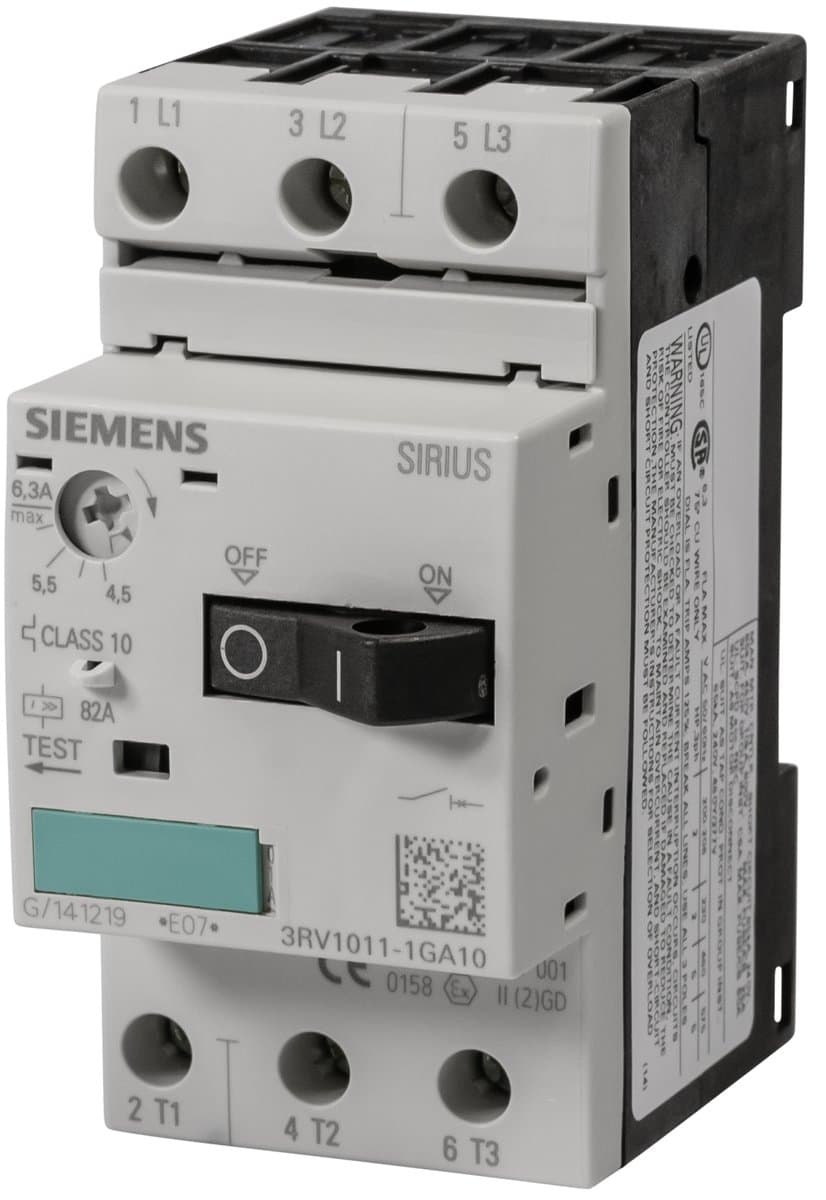 GUARDAMOTOR SIEMENS SIRIUS4.5--6.3A SIZE S00