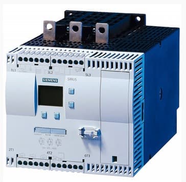 Arrancadores suaves SIRIUS valores con 460 V, 50 °C Estándar: 100 A, 75 hp Contacto común a 3: 173 A, 125 hp 200-460 V AC, 230 V AC bornes de tornillo