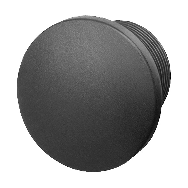 TAPÓN CIEGO PARA PUNTOS DE MANDO REDONDOS VACÍOS NEGRO COMPLETO CON CONTRATUERCA