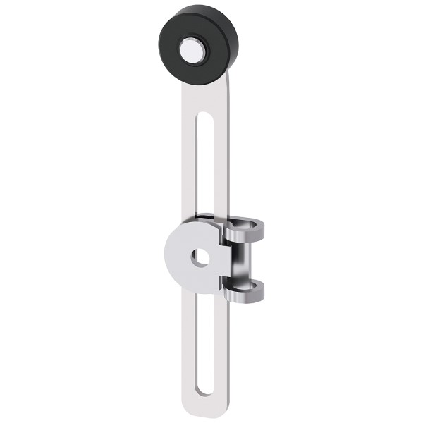 Palanca metálica de longitud palanca de rodillo para interruptores de posición 3SE51/52 ajustable de 100 mm de longitud rodillo de plástico de 19 mm