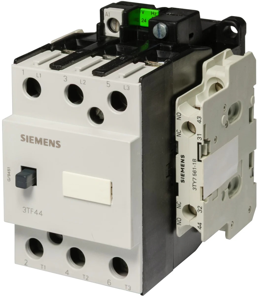 CONTACTOR TAMANO 1, 3 POLOS AC-3 7,5KW, 400V/380V CONTACTOS AUXIL. 22 (2NA+2NC) BOBINA 120VAC 60HZ