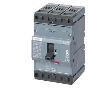 Interruptor automático 3VT1 poder de corte estándar Icu=25kA 415VAC 3 polos In=63 A intensidad asignada IR=50...63A II=315...630 A 