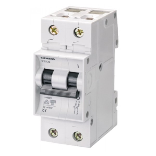 Automático magnetotérmico 400V 6kA, 2 polos, C, 4A Automático magnetotérmico 400V 6kA, 2 polos, C, 4A