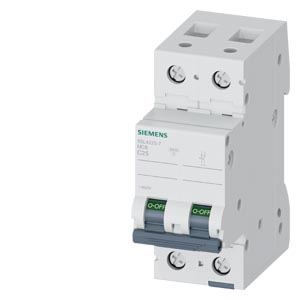 Interruptor magnetotérmico 2 polos C 25A 400V 10kA