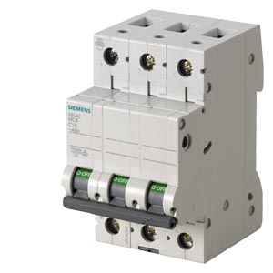 Interruptor magnetotérmico 3 polos C 6A 400V 10kA