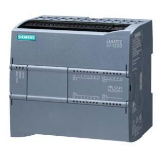 SIMATIC S7- 1200, CPU 1214C, CPU COMPACTA, AC/ DC/ RELE, ONBOARD I/ O: 14 DI 24 V DC; 10 DO RELE 0, 5 A; 2 AI 0 - 10V DC, AC 85 - 264 V AC @ 47 - 63 HZ, MEMORIA DE PROGRAMA/ DATOS 50 kB