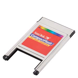 Adaptador de tarjeta PC para tarjeta de memoria 512MB compact flash para Simatic HMI