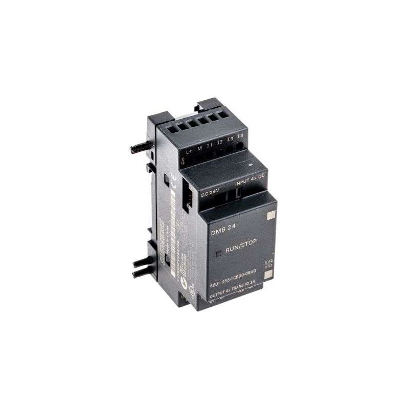 ¡LOGO! MODULO DE EXPANSION DM8 24, FA/E/S: 24V/24V/trans. 4 DI/4 DO