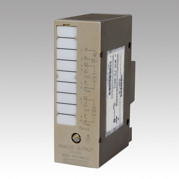 SIMATIC S5 Sal. Analogica con sep. galv. S5-90U/95U/100U/ET100-200U 2X+-10VDC