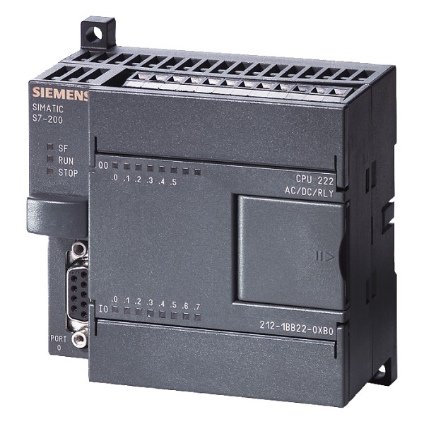 SIMATIC S7-200CPU 222 alimentacion AC 4KB PROGRAMABLE+ 2KB Datos 8 DI/6 DO (RELE)  ampliable 3MPPI