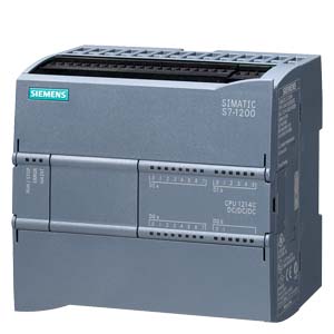 SIMATIC S7-1200, CPU 1214C, CPU compacta DC/DC/DC, E/S INTEGRADAS: 14 DI 24 V DC; 10 DO 24 V DC; 2 A