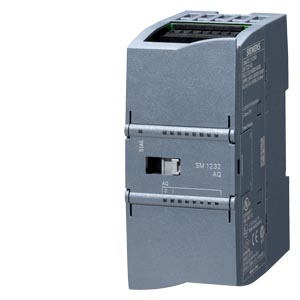 SIMATIC S7-1200 Salida analógica SM 1232 2 AO +/-10V Resolución de 14 bits o 0-20 mA Resolución de 13 bits