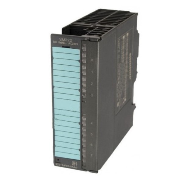 SIMATIC S7-300 módulo de salidas digitales SM 322 aislado galvánicamente 8 DO (relé) 1x 20 polos DC 24V 2 A o 230 V AC 2A