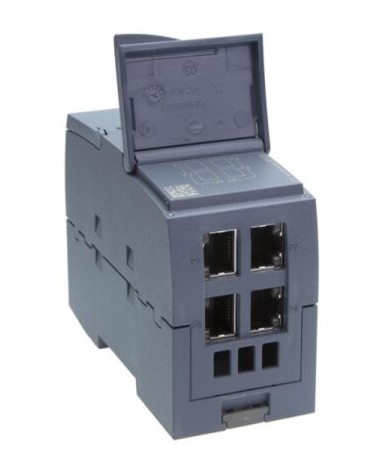 COMPACT SWITCH MODULE CSM 1277 CONEXION SIMATIC S7-1200 Y HASTA 3 ESTACIONES MAS A IND. ETHERNET CON 10/100 MBIT/S UNMANAGED SWITCH, 4 PUERT RJ45, ALIMENTACION 24 V DC EXT. LED DIAGNOST, MODULO S7-1200 INCL. MANUAL ELECTRONICO EN CD