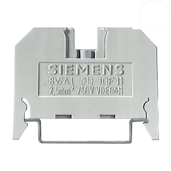 Borne de paso termoplástico Borne de tornillo en ambos lados borne sencillo 6mm tam. 25