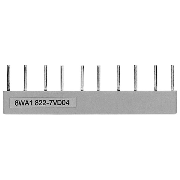 Puente para bornera tamaño 2.5 8WA1 011-1DF11 10 polos