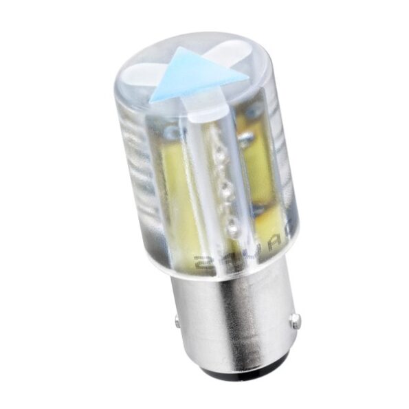 LED zócalo BA 15d AC/DC 24 V accesorios para columnas de señalización con diámetro de 50 mm y 70 mm color rojo