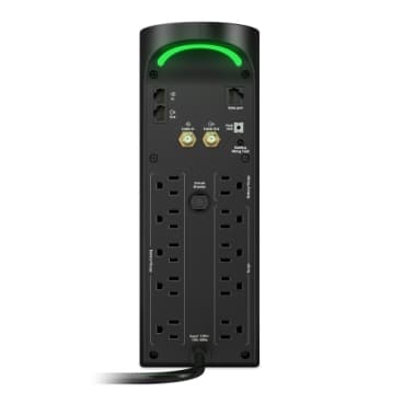 BACK-UPS DE APC PRO AHORRO CAPACIDAD 1500VA, PARA JUEGOS ENTRADA 120 V, LCD, 3 PUERTO DE CARGA USB,