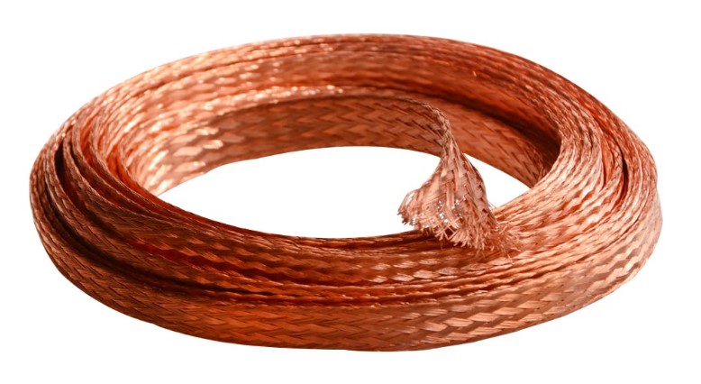 Cable Trenzado Plano Cobre Calibre 10mm