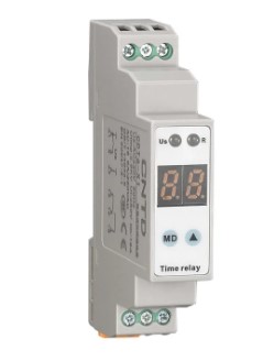 RELE TEMPORIZADO MULTIFUNCION CON DISPLAY 0,1s HASTA 99dias 12V-240VAC/DC SALIDA 10A