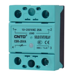 RELE ESTADO SOLIDO 25A DOBLE SCR DC4-32V ENTRADA REGULABLE 24 - 380VAC