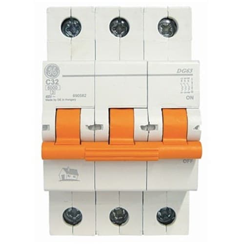 INTERRUPTOR GE SERIE DG6 3 POLOS 40A