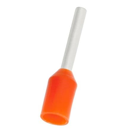 TERMINALES COLAPSABLES NARANJA LE:9mm DS:4mm2 P/CABLE 12