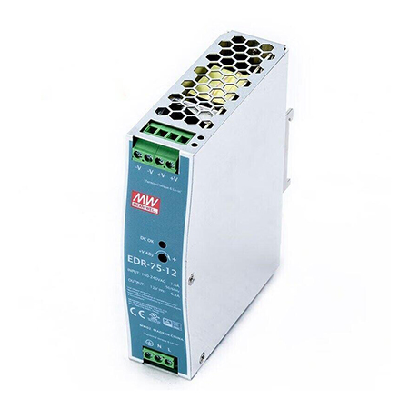 FUENTE ALIMENTACION 110/220VAC SALIDA 24VCC 3,2 A-75W MONTAJE RIEL SIMETRICO