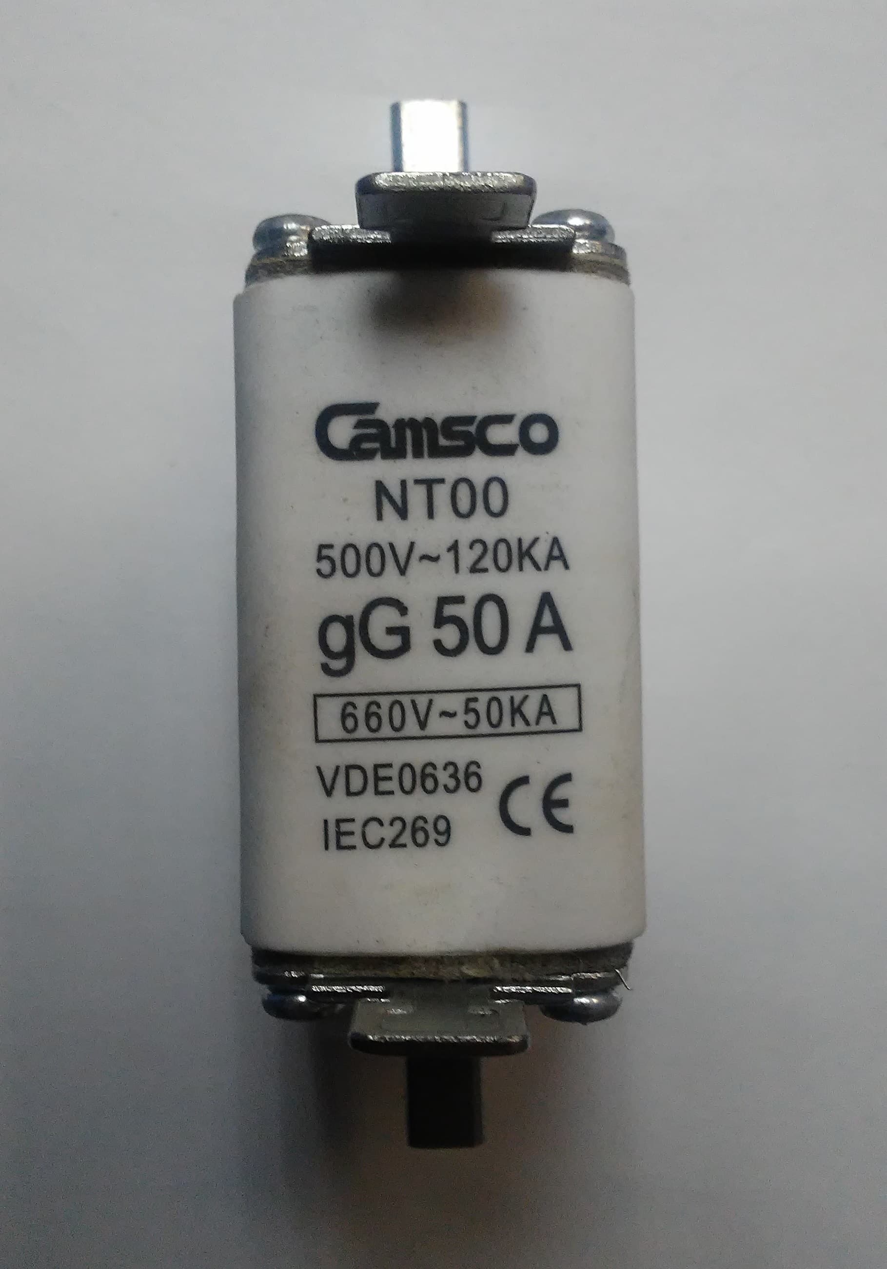 FUSIBLE TIPO NH 00 50A 500V gL/gT