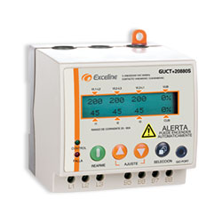 Relé de Protección para Motores 208V 80 AMP con subcarga y control horario