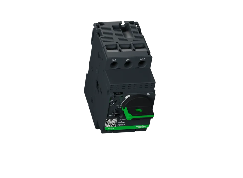 GUARDAMOTOR MAGNETOTÉRMICO 17-23 A, 75KA EN 440VCA, ACCIONADO POR MANDO GIRATORIO