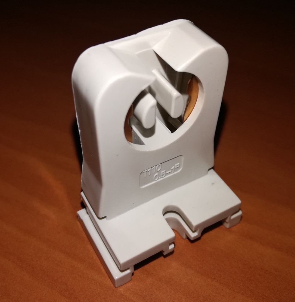 BASE PARA TUBO LED G13 (PAR)