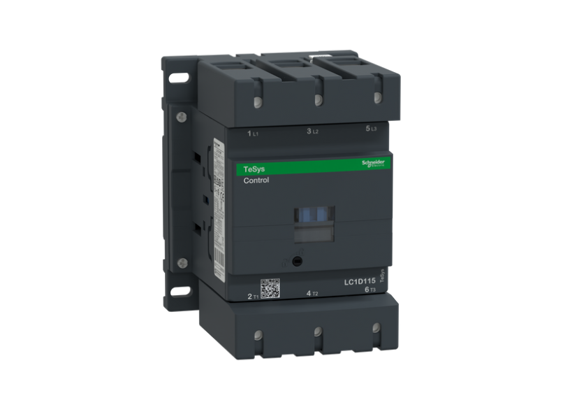 CONTACTOR 3 POLOS, CATEGORÍA AC3, 115A 1NA+1NC, 24VCA