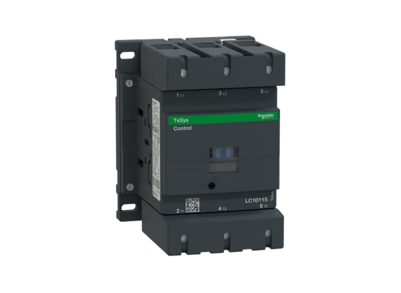 CONTACTOR 3 POLOS, CATEGORÍA AC3, 115A 1NA+1NC, 110VCA