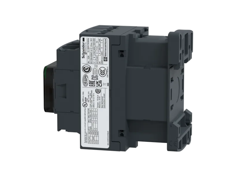 CONTACTOR 3 POLOS, CATEGORÍA AC3, 18A 1NA+1NC, 24VCA