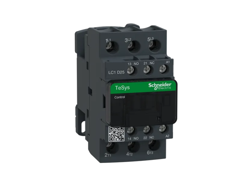 CONTACTOR 3 POLOS, CATEGORÍA AC3, 25A 1NA+1NC, 220VCA