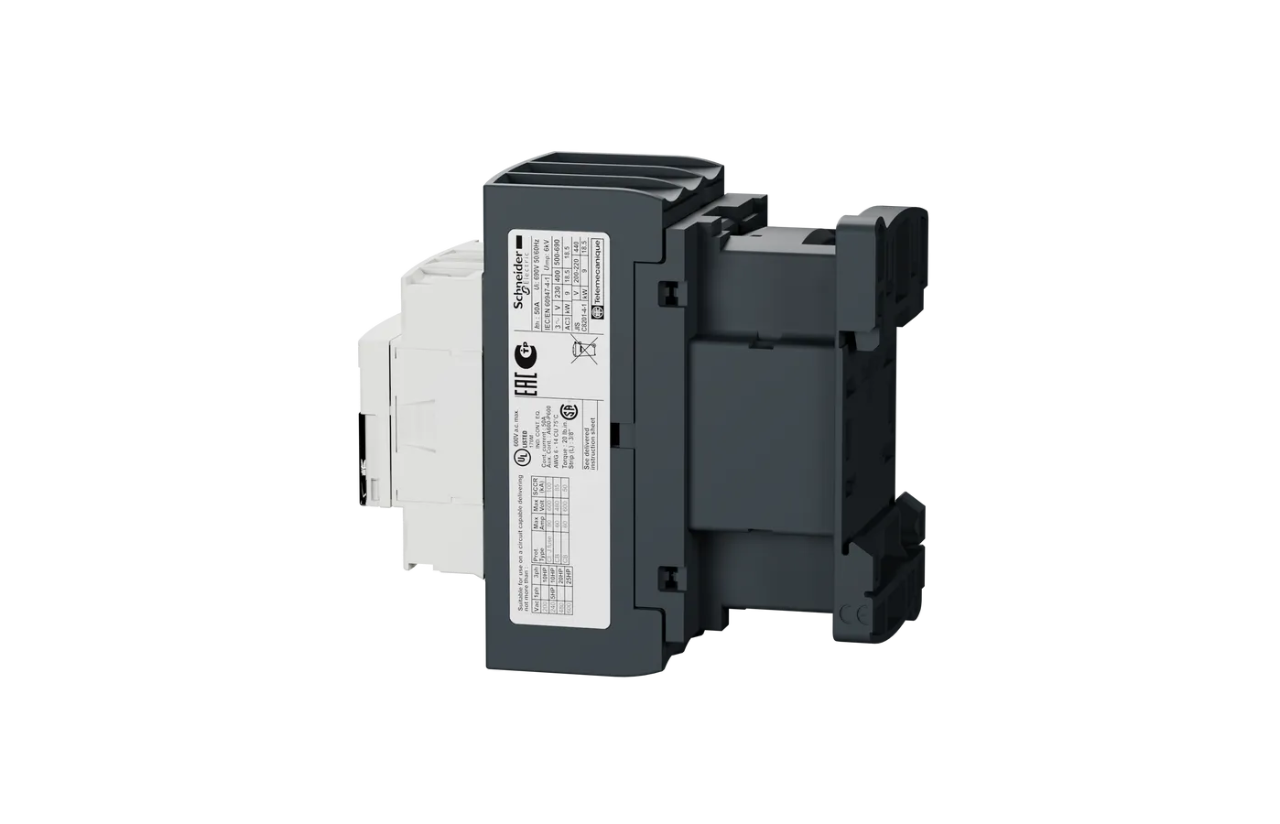 CONTACTOR 3 POLOS, CATEGORÍA AC3, 38A 1NA+1NC, 220VCA