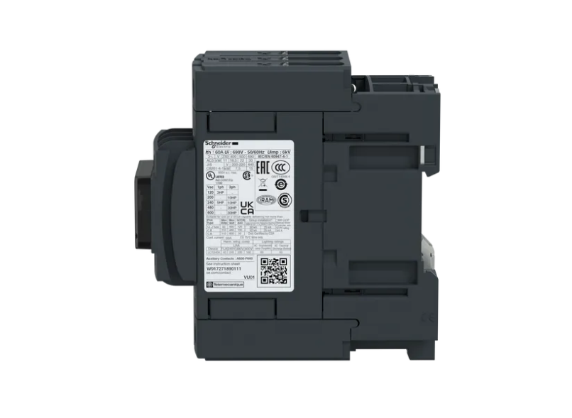 CONTACTOR 3 POLOS, CATEGORIA AC3, 40A 1NA1NC 220VAC